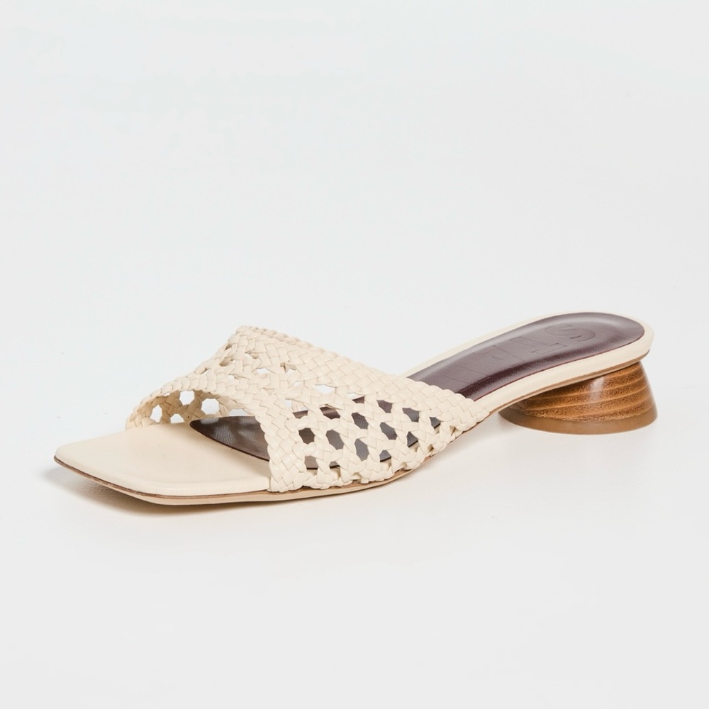 STAUD Simone Crochet Heels— lightly worn, size 39/US9